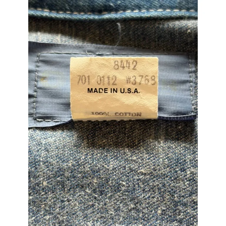 70s OSHKOSH zip up denim jacket 4