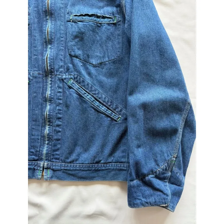 70s OSHKOSH zip up denim jacket 8