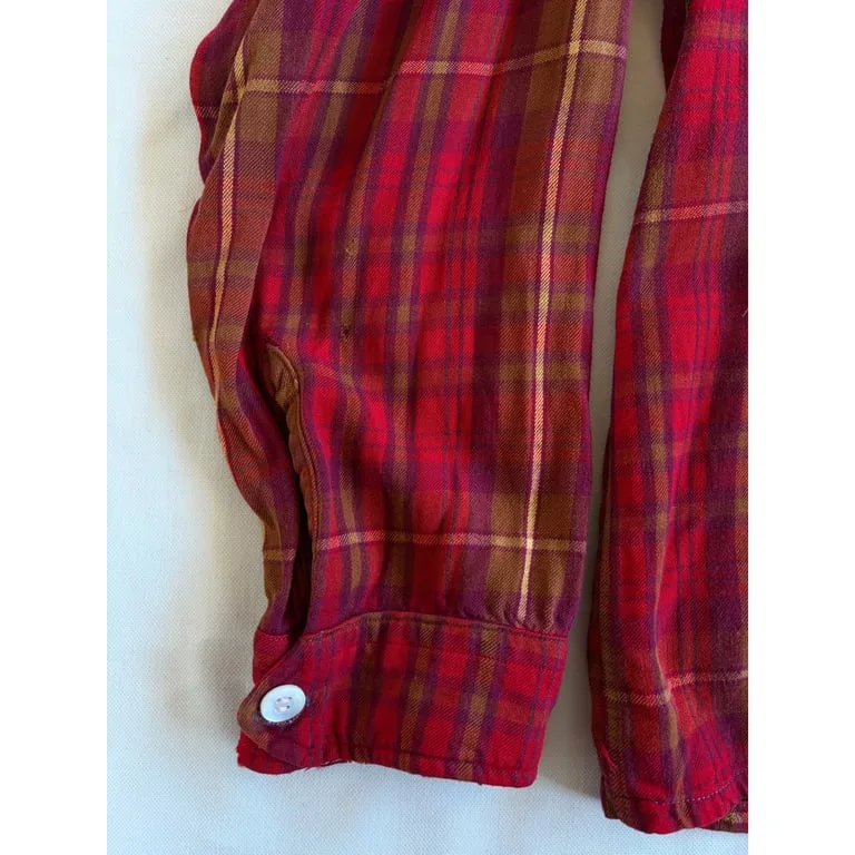 1950s Italy gabardine plaid shirt 7