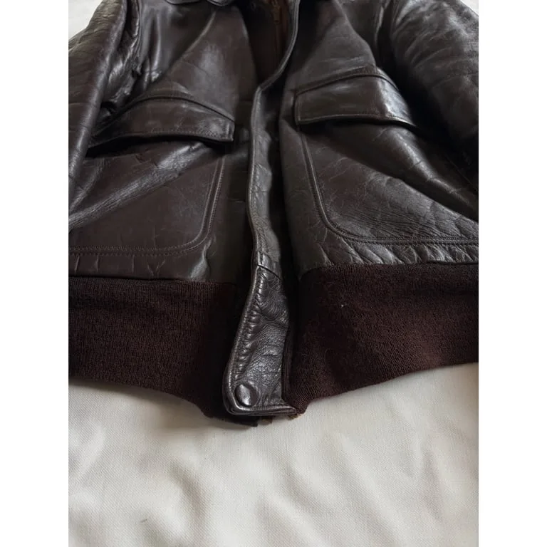 1950s HERCULES horse hide bomber jacket 6