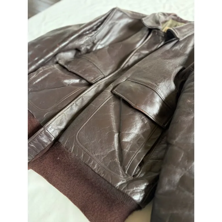 1950s HERCULES horse hide bomber jacket 10