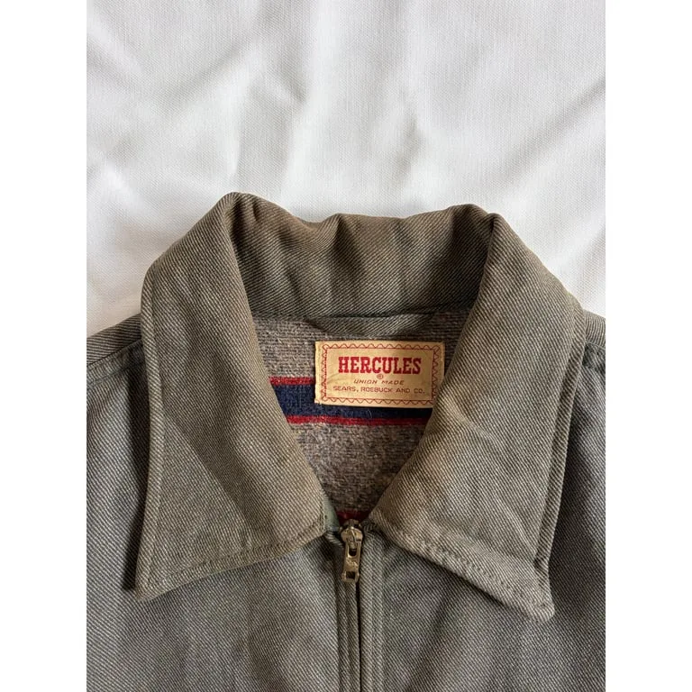 1950s HERCULES black chambray jacket 3