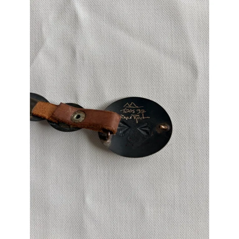 1950s navajo leather belt 3