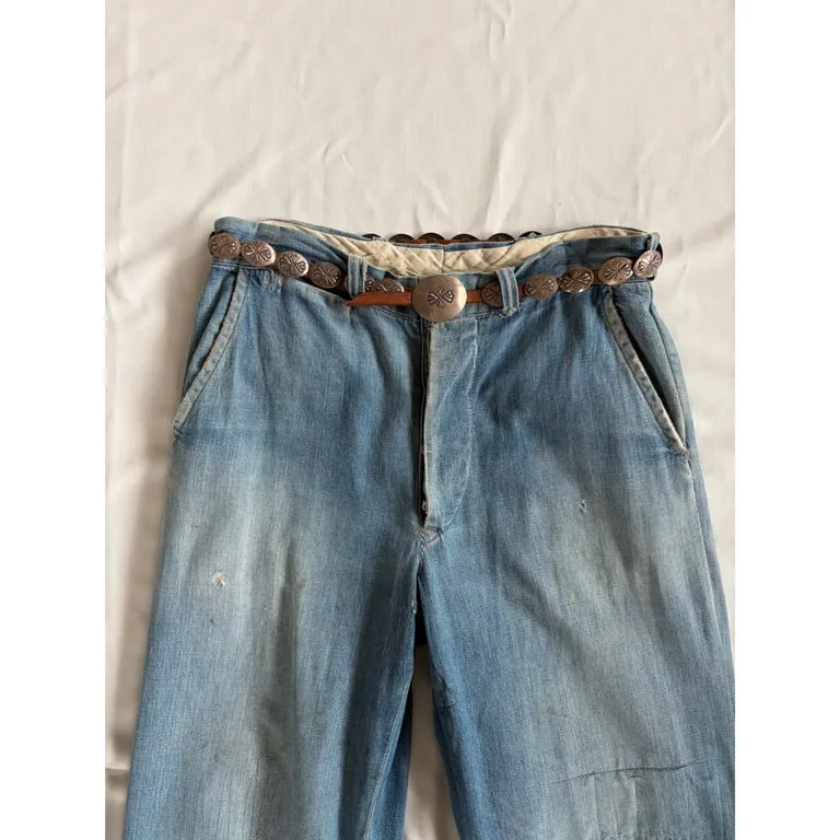 1950s navajo leather belt 8