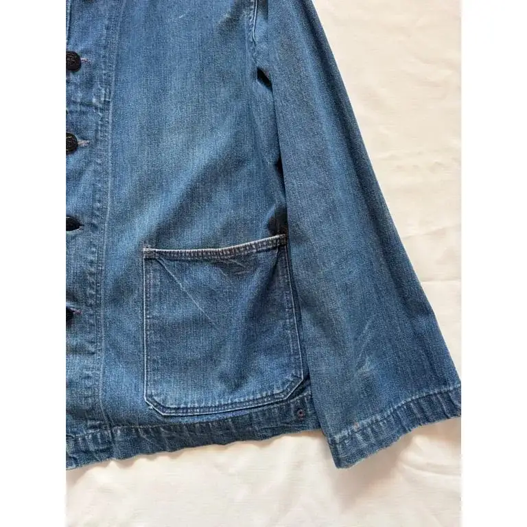 40s US Navy shawl collar denim coverall 5
