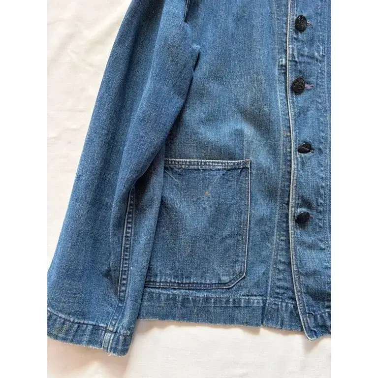 40s US Navy shawl collar denim coverall 6