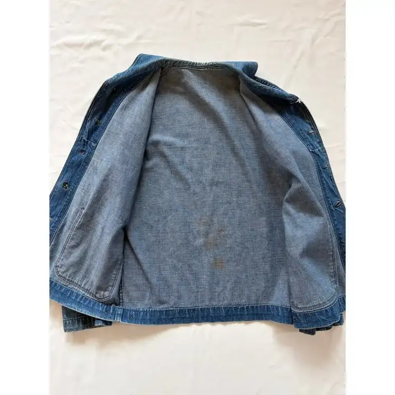 40s US Navy shawl collar denim coverall 12