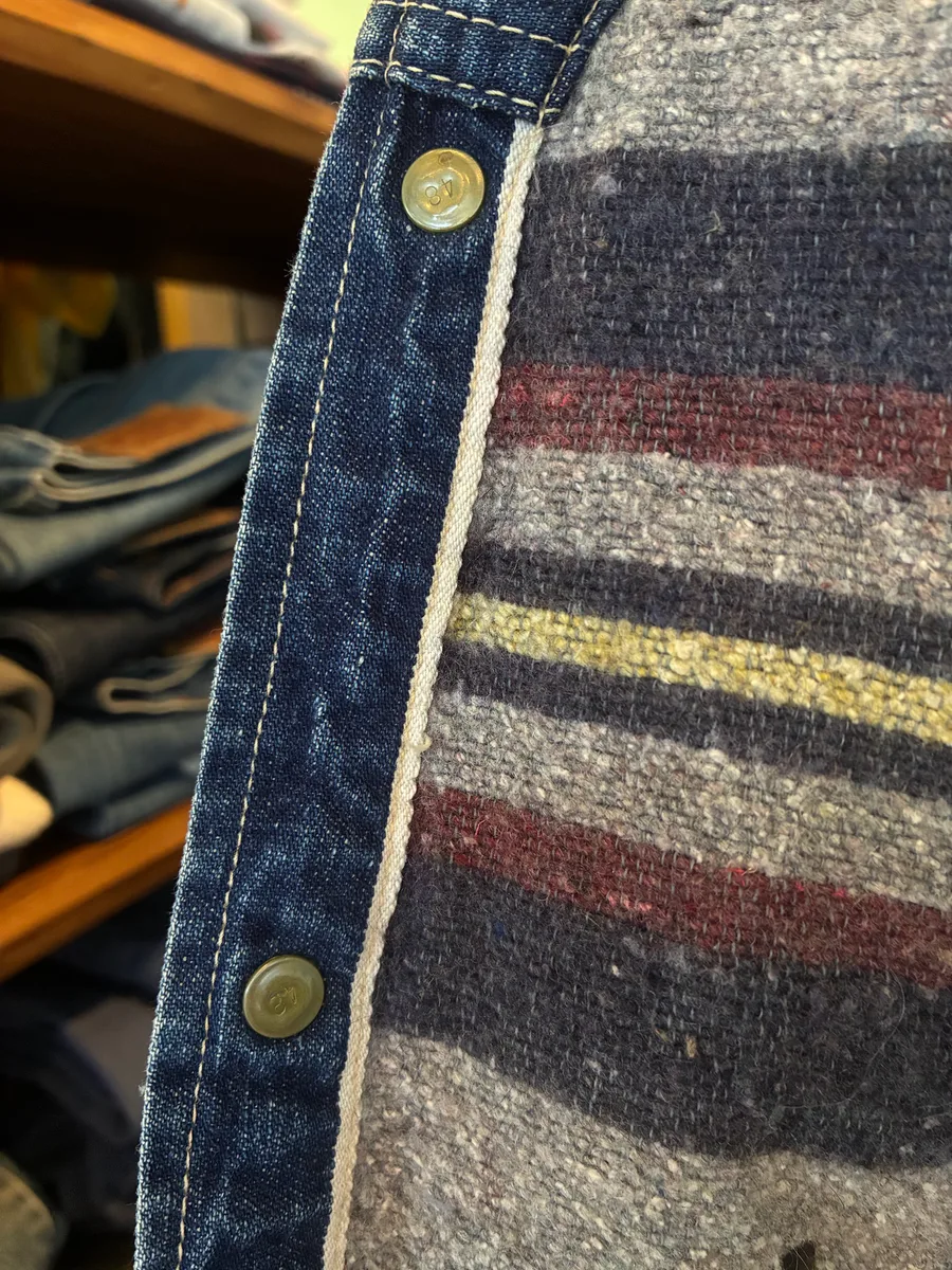 1950s HERCULES blanket lined denim jacket 4