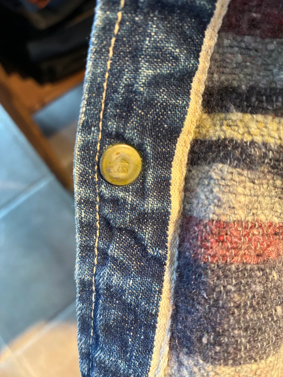 1950s HERCULES blanket lined denim jacket 9
