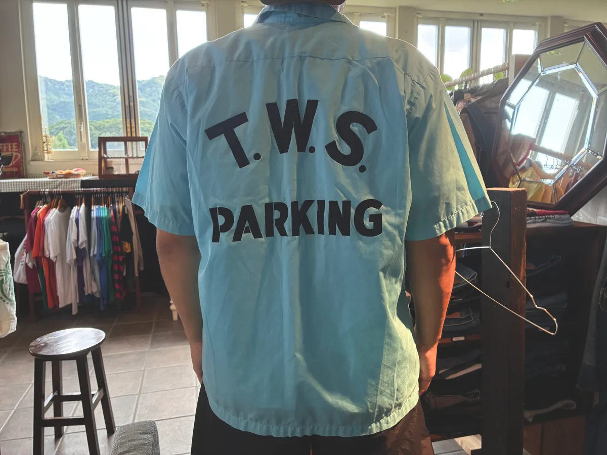 1950/60s Hale Niu bowling shirt T.W.S. PARKING 7
