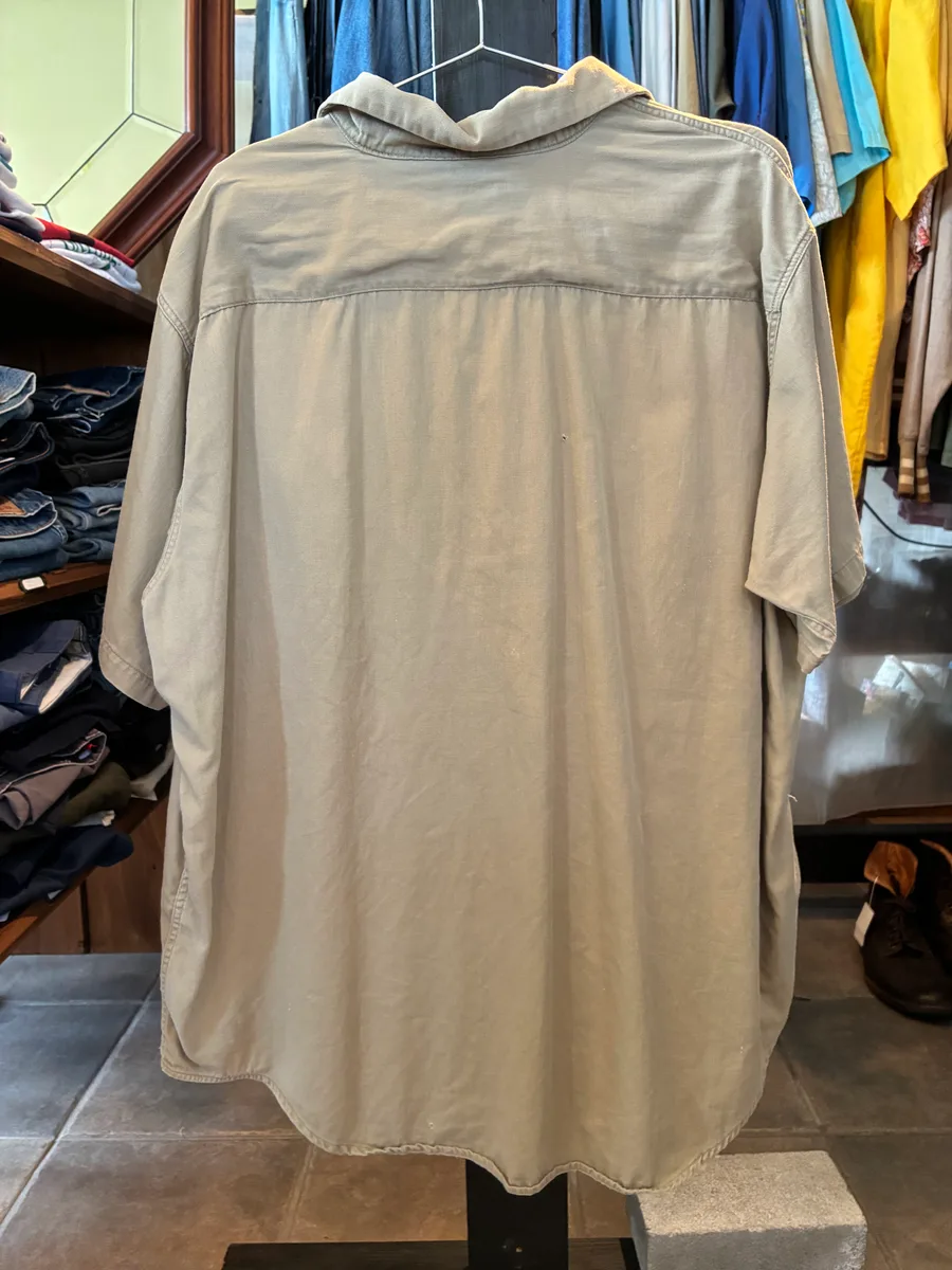 1950/60s BIG MAC beige short sleeve shirt 3