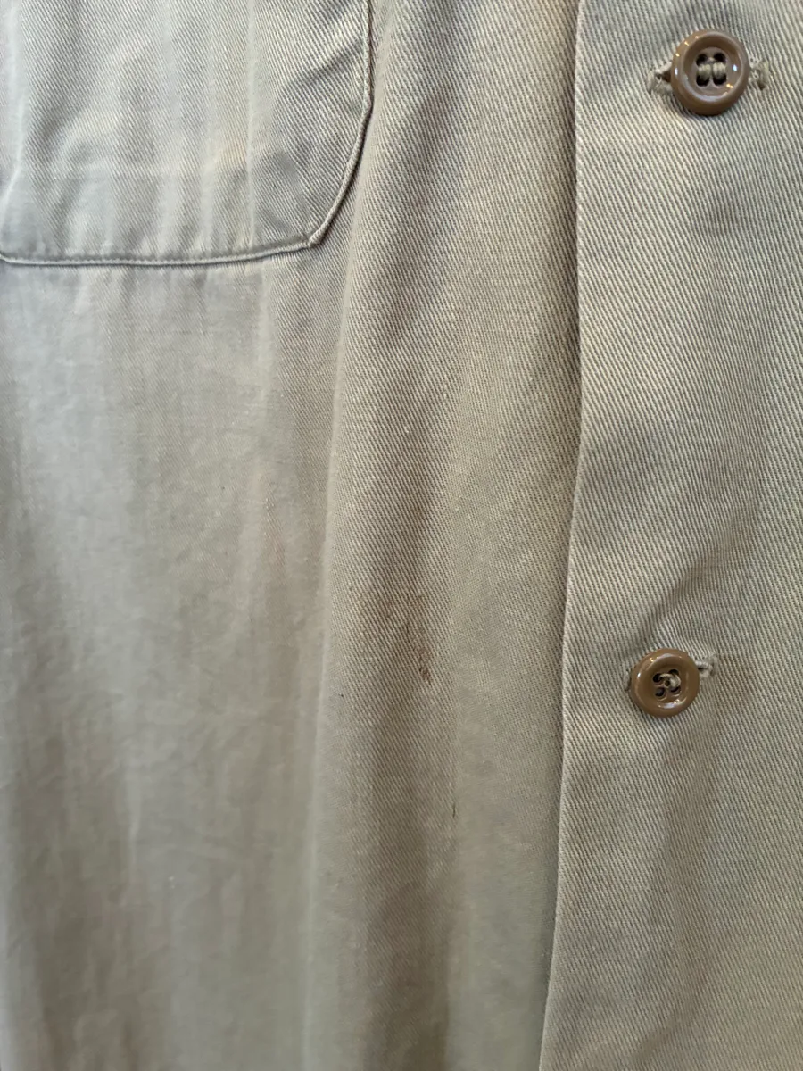1950/60s BIG MAC beige short sleeve shirt 5