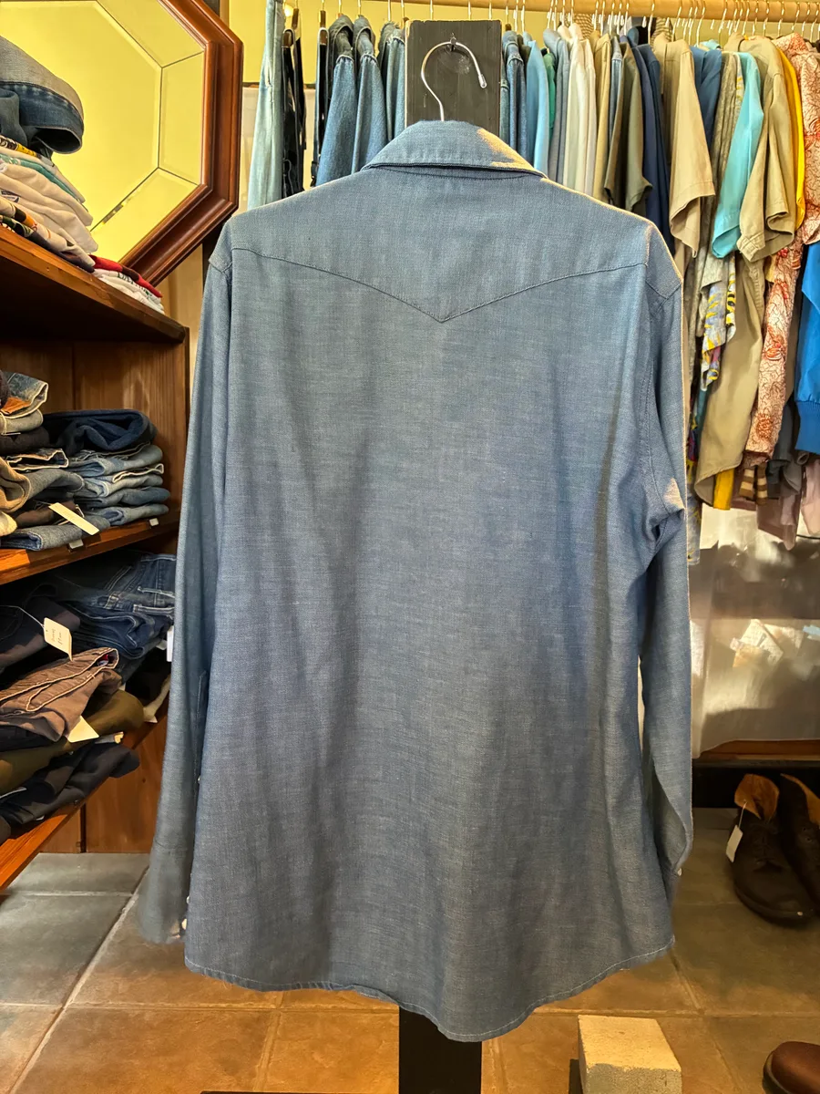 1970s Wrangler chambray shirt 3