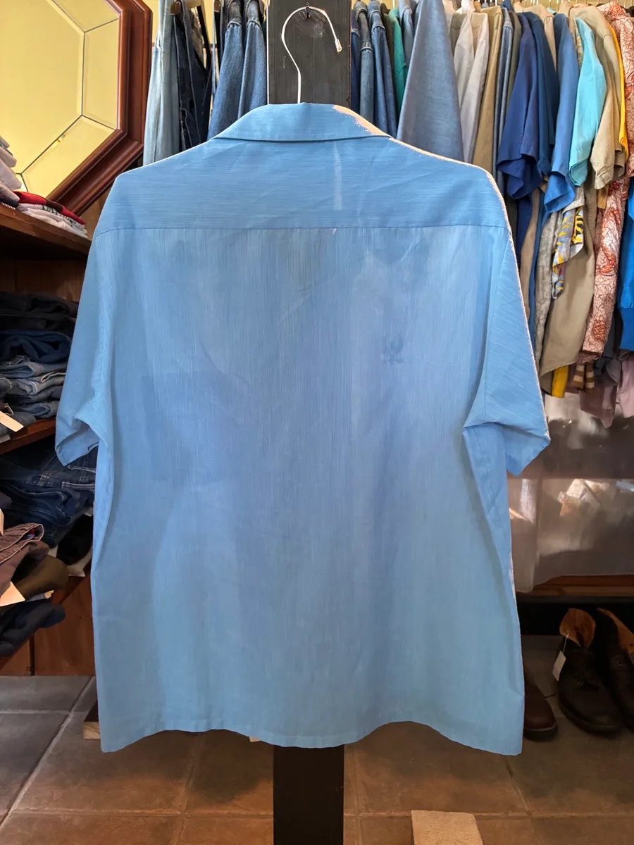 1960/70s TOWNCRAFT open collar shirt 3